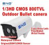 Метална SONY CMOS 960H 800TVL IR-Cut LED Array CCTV Камера 30м. Нощно Виждане, снимка 1