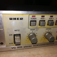 uher vg805 preamplifier-made in japan-внос швеицария, снимка 6 - Ресийвъри, усилватели, смесителни пултове - 20619683