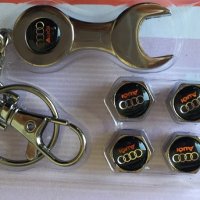 Ключодържател+капачки за винтили, снимка 1 - Аксесоари и консумативи - 26018532