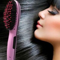 Електрическа четка за изправяне и изсушаване на коса , снимка 6 - Преси за коса - 26017081