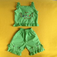 1 год нов летен костюм топ и панталон Мадагаскар, снимка 3 - Комплекти за бебе - 20866876