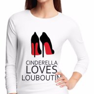 ТОП! Дамски тениска Cinderella! Бъди различна, поръчай с твоя снимка!, снимка 3 - Тениски - 14451875