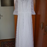 Булчинска / шаферска рокля от дантела, снимка 2 - Сватбени рокли - 17719859