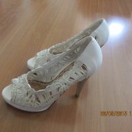 модерни сандали - обувки в бяло внос от Англия за 20лв., снимка 2 - Сандали - 15292566