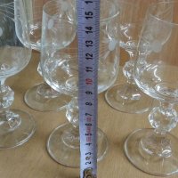 Кристални чаши за вино гравирани, снимка 3 - Антикварни и старинни предмети - 22743917