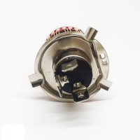 Крушка за фар на мотор H4 12v 9w с три диода , снимка 3 - Аксесоари и консумативи - 21107291