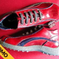 Детски обувки Geox, лачена повърхност, номер 35, червени, снимка 1 - Детски маратонки - 12863541