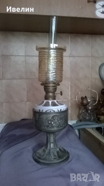 газова /газена/ лампа арт нуво, снимка 1