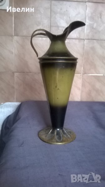 ретро месингова кана, снимка 1