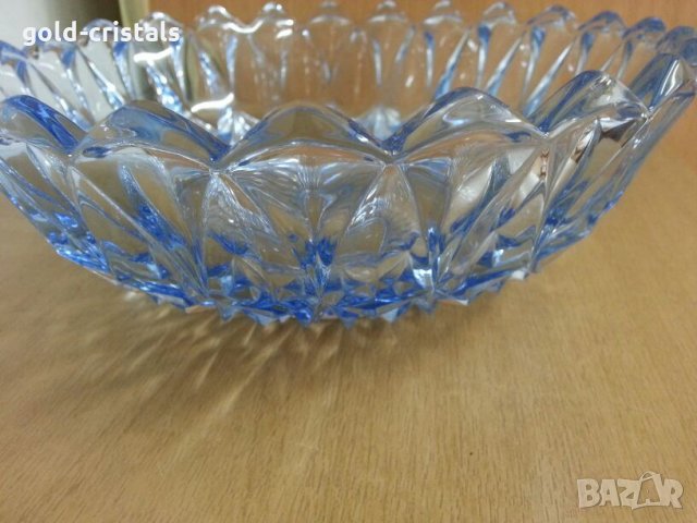   кристална купа фруктиера, снимка 9 - Антикварни и старинни предмети - 25516768