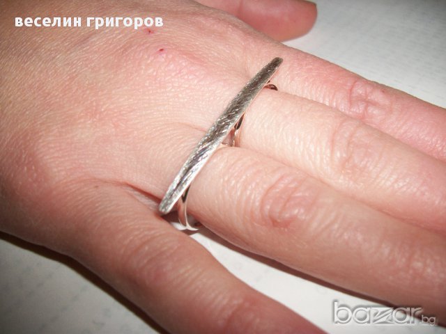 сребърен пръстен, снимка 3 - Пръстени - 10961181