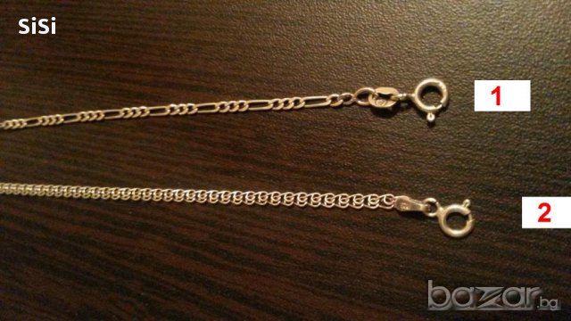 Сребърни синджири, снимка 4 - Колиета, медальони, синджири - 16697488