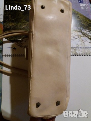Дам.чанта-"ESPRIT"-/ест.кожа/,цвят-пудра. Закупена от Германия., снимка 8 - Чанти - 21698602