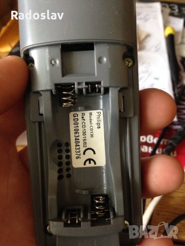 Phlips cd 130 , снимка 5 - Стационарни телефони и факсове - 26010398