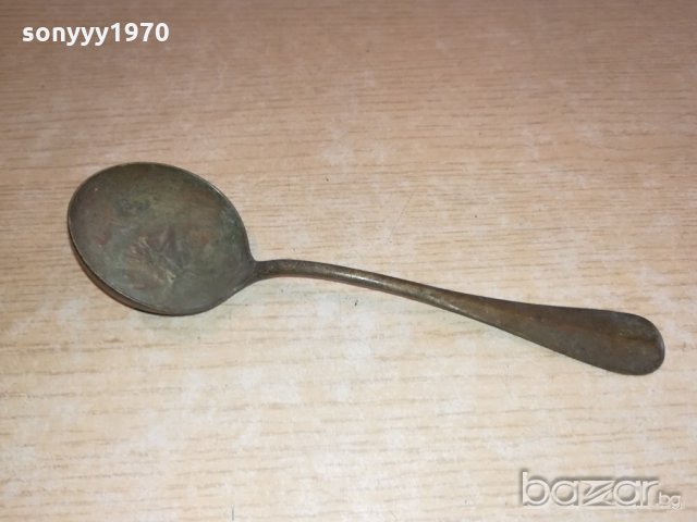 антика-реликва-стара лъжица-20х6см, снимка 3 - Колекции - 21109619