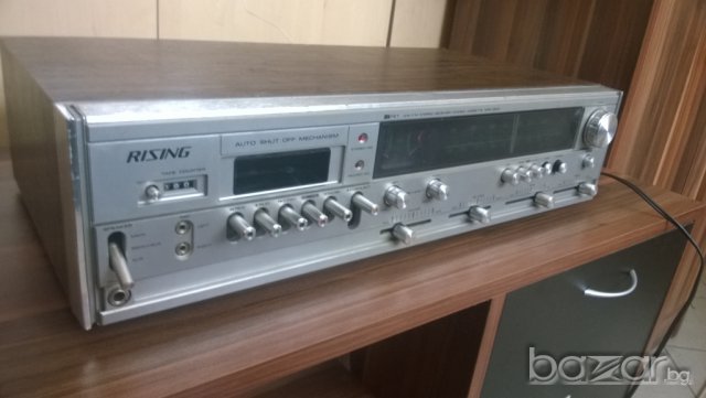 rising str-303-ic fet am/fm stereo receiver/cassette tape deck-54см..., снимка 3 - Ресийвъри, усилватели, смесителни пултове - 7711154