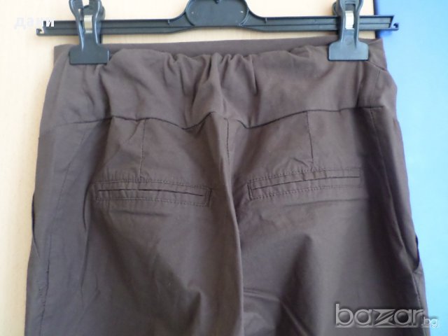 Панталон за бременни кафяв, снимка 3 - Дрехи за бременни - 15438899