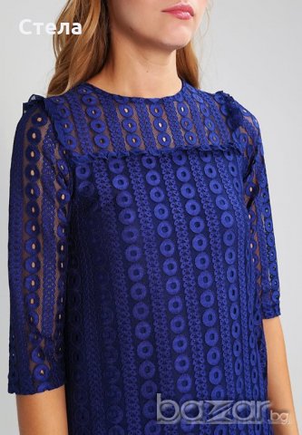 DOROTHY PERKINS  официална / ежедневна / коктейлна / дамска синя рокля, нова, с етикет   , снимка 4 - Рокли - 18539338