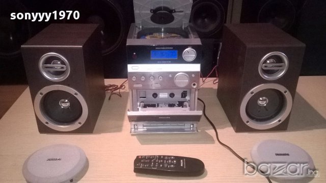 Philips cd/tuner/deck/amplifier/remote+колони-внос швеицария, снимка 10 - Ресийвъри, усилватели, смесителни пултове - 13287978