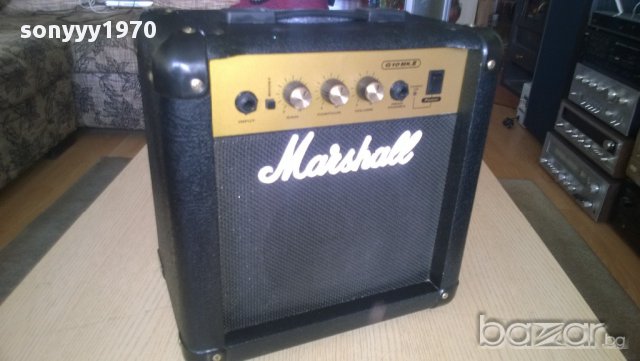 marshall-g10mk2-kube за ел.китара-нов внос англия, снимка 2 - Ресийвъри, усилватели, смесителни пултове - 9232310