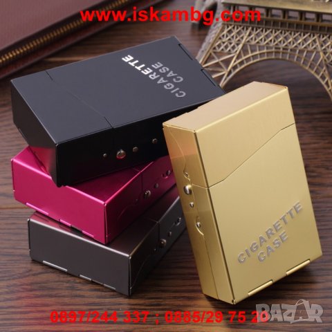 Алуминиева кутия за 80-84мм. цигари, снимка 8 - Електронни цигари - 26113142