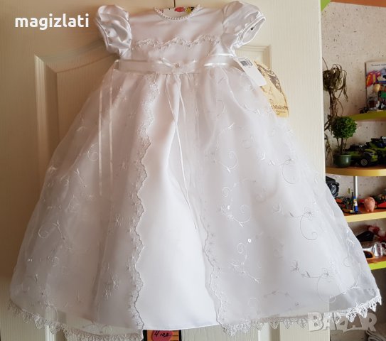 Детска рокля Lauren Madison 6-12 месеца - НОВА, снимка 2 - Бебешки рокли - 25983711