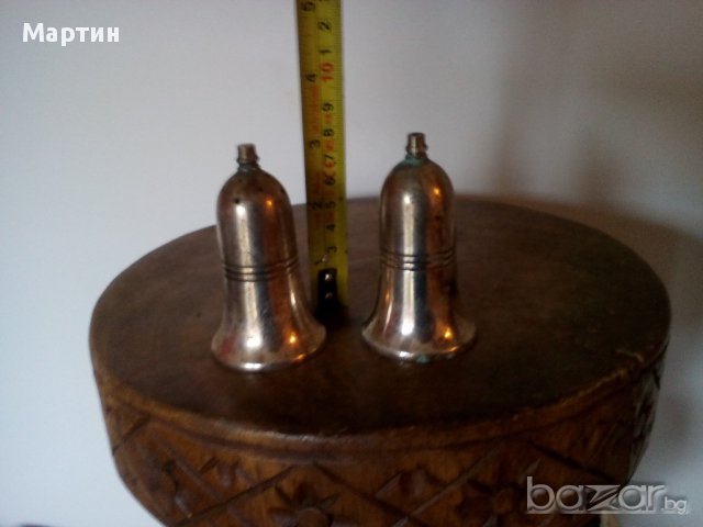  Посребрени масивни - Солници  - 2 бр. ! ( 777874), снимка 4 - Антикварни и старинни предмети - 18145488