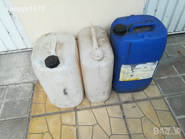 туби по 20лв-20литра-за течности-нафта бензин, снимка 8 - Аксесоари и консумативи - 23986052