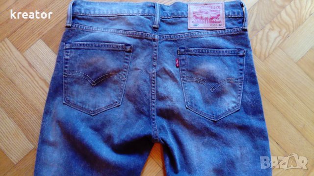  НОВО!!! levi's jeans оригинал размер 30/32 цвят сив levi strauss мъжки дънки, снимка 4 - Дънки - 22462688