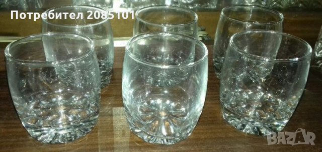 Стъклени чаши 1, снимка 2 - Чаши - 25373292
