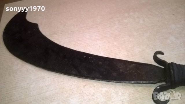 антика-меч/ятаган/кукри/-ретро колекция-внос от швеция-72см, снимка 10 - Колекции - 25235639
