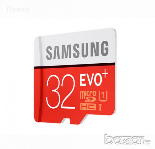 Карта памет на SAMSUNG 32G SDHC 80MB / s 95MB / s Клас EVO + MicroSD Клас 10 микро сд, снимка 3 - Карти памет - 20270327