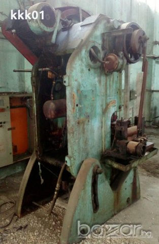 Ексцентър преса 100 тона, снимка 2 - Други машини и части - 20102361