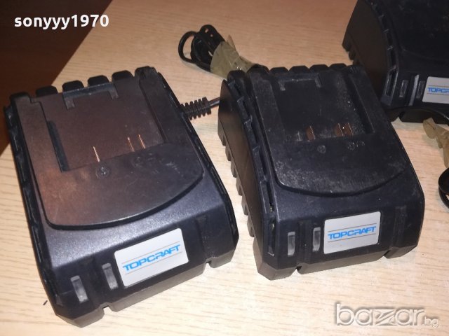 top craft 18v/1.3amp-charger-made in belgium, снимка 3 - Други инструменти - 20805317