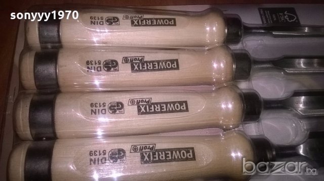 powerfix-хром ванадиеви длета 4бр-немски и висококачествени, снимка 4 - Други инструменти - 19961247