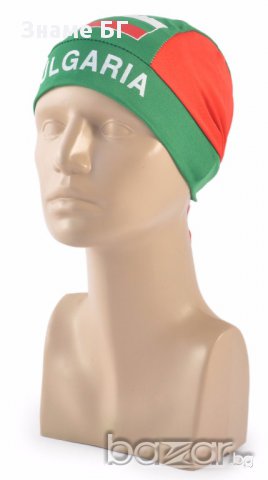 кърпа за глава с цветовете на българския трикольор. Надпис - България., снимка 2 - Аксесоари за коса - 15021672