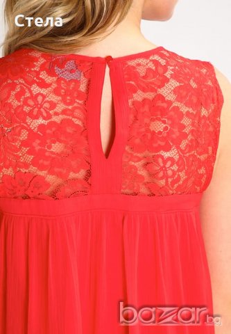 VERO MODA дамска червена рокля, нова, с етикет, снимка 3 - Рокли - 18676418