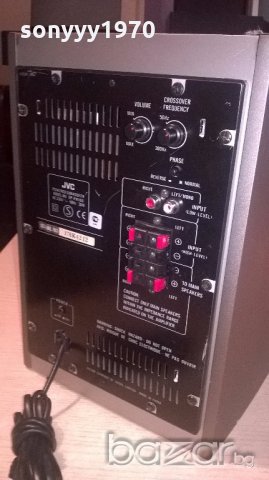 jvc sp-pw100 powered subwoofer-36х32х23см-внос швеицария, снимка 17 - Тонколони - 19127229