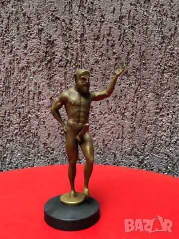 Бронзова статуетка на Сатир, снимка 5 - Антикварни и старинни предмети - 11638357