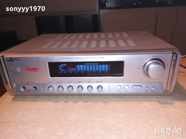 mc Voice av-698 hifi amplifier-germany-внос швеицария, снимка 4 - Ресийвъри, усилватели, смесителни пултове - 21572660