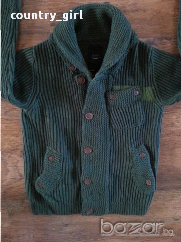 g-star cl noble cardigan knit - уникална мъжка жилетка , снимка 5 - Пуловери - 17420831