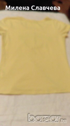 100% ОРИГИНАЛНА  жълта тениска на D&G, снимка 7 - Тениски - 20803457