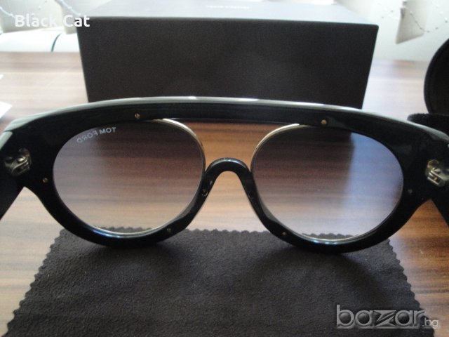 "TOM FORD ALANA" – нови оригинални маркови черни дамски слънчеви очила, снимка 8 - Слънчеви и диоптрични очила - 21165713
