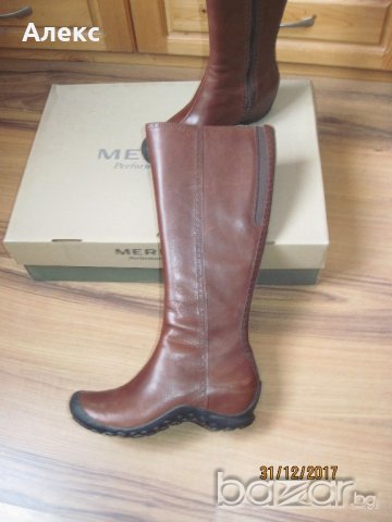 Merrell - ботуши естествена кожа, снимка 4 - Дамски ботуши - 20301484