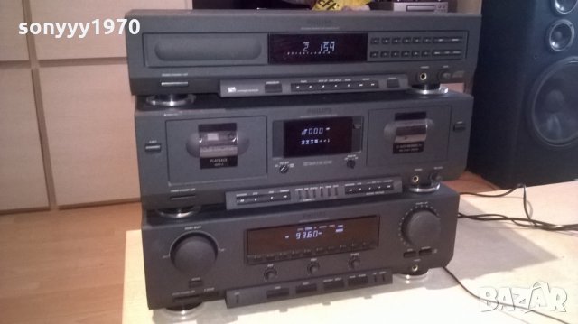 philips receiver+philips deck+philips cd-като нови уреди-swiss, снимка 8 - Ресийвъри, усилватели, смесителни пултове - 24630375