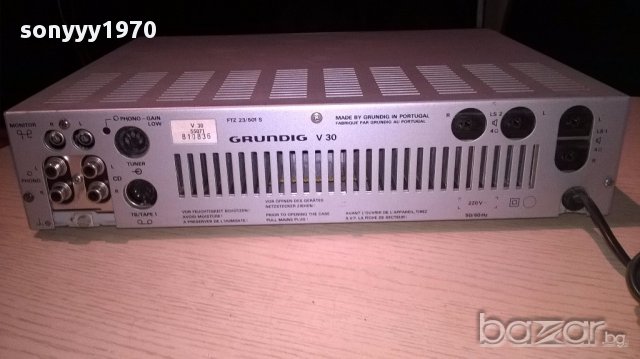 grundig v-30-amplifier-внос швеицария, снимка 7 - Ресийвъри, усилватели, смесителни пултове - 12724579