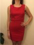 червена рокля с ефектен гръб, снимка 2
