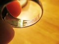 Стар  красив мъжки сребърен пръстен с черен камък и шарка versace, ВЕРСАЧЕ - Внос от Италия !, снимка 4