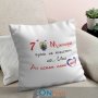 Възглавничка с надпис по Ваш избор , снимка 3