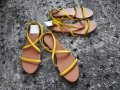 Нови жълти равни сандали н. 41- 42, снимка 5